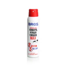 Аерозоль інсектицидний від комарів, кліщів і мошок MAX 90 мл BROS