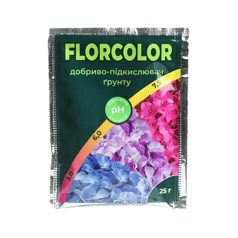 Добриво "Florcolor" підкислювач грунту 25 г Кіссон