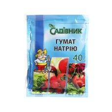 Добриво Гумат натрію “Садівник” 40 г Агрохімпак