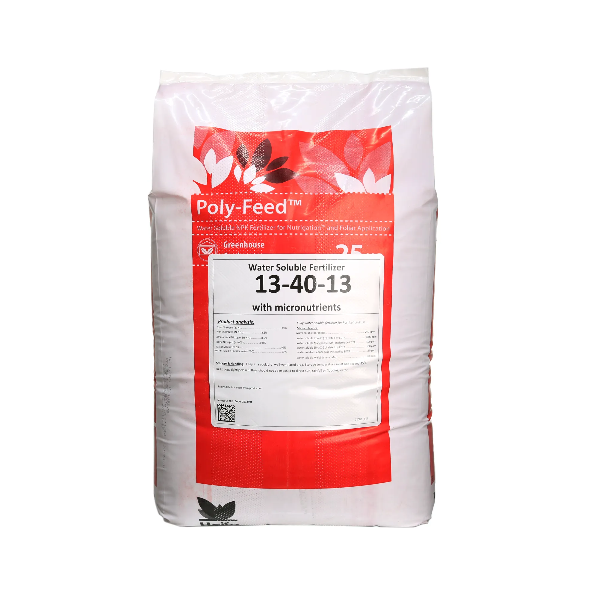 Добриво "Полі-Фід (Poly-Feed)" 13-40-13+МЕ 1 кг Haifa