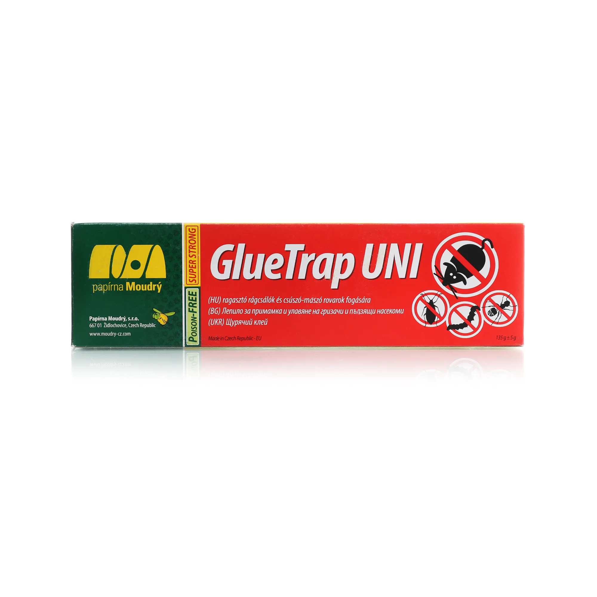 Клей від гризунів та комах "GlueTrap" UNI 135 г Papirna Moudry