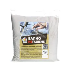 Известь не гашеная 1 кг Квитка Трейд